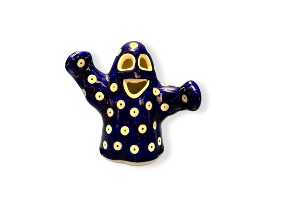 Bunzlau Spook 12 cm 70AX Blue eyes Waxinelichthouder